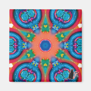Ontsteking Kaleidoscope Magnet Magneet