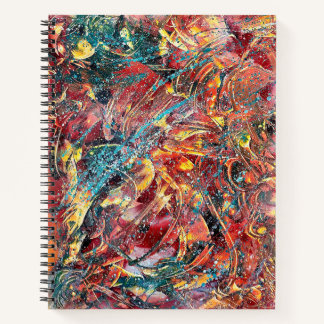 Ontstekingstudies nr. 1 – Abstracte Art spiraal Notitieboek