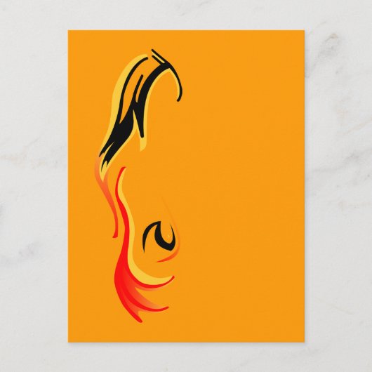 ontstoken briefkaart (Voorkant)