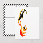 ontstoken briefkaart (Voorkant / Achterkant)