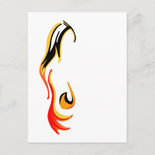 ontstoken briefkaart (Voorkant)
