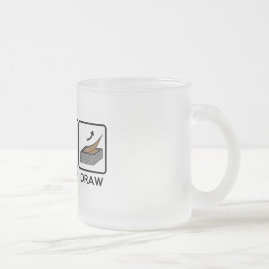 Onttikken, Bijwerken, Mok tekenen (Rechts)