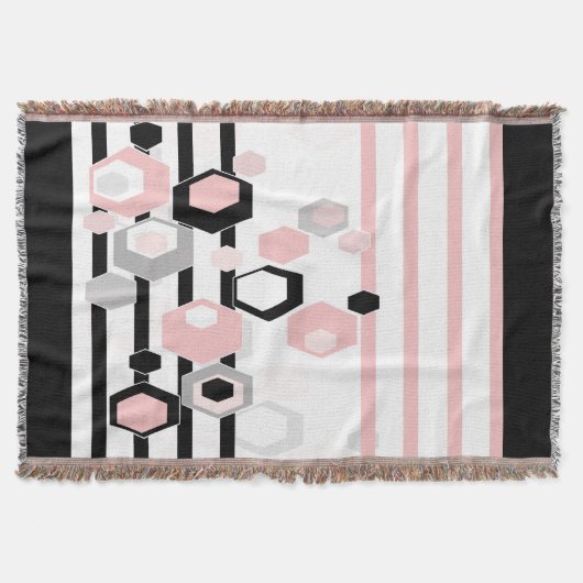 Onttrekking . Hexagons . Deken (Voorkant)