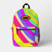 onttrokken bedrukte rugzak (Voorkant)