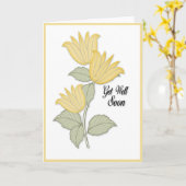 Ontvang binnenkort een welkome kaart (Gele Bloem)