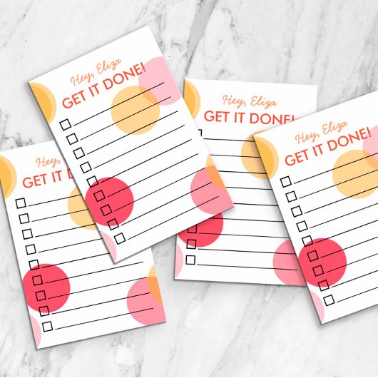 Ontvang deze handmatige Confetti om lijst te doen Post-it® Notes