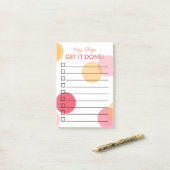 Ontvang deze handmatige Confetti om lijst te doen  Post-it® Notes (Op bureau)