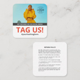 Ontvang een Topaanbieding op onze Social Media R Vierkante Visitekaartje