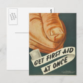 Ontvang eerste hulp meteen Briefkaart (Voorkant / Achterkant)