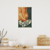  Ontvang eerste hulp meteen Poster (Keuken)