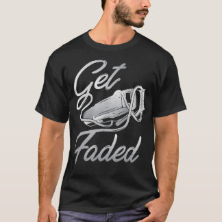 Ontvang Faded Barber Barbershop Hairdresser T-shirt