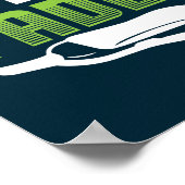 Ontvang getande franborden voor novelty Gift Poster (Hoek)