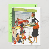 Ontvang het ontwerp van het Briefkaart van de Kaar (Voorkant / Achterkant)