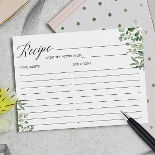 Ontvang Kaart voor de Bride Chic Eucalyptus Leaves