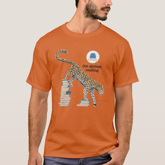 Ontvang leopard T-shirt met spotprent (Voorkant)