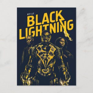 Ontvang Licht - Black Lightning Briefkaart