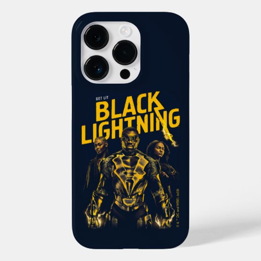 Ontvang Licht - Black Lightning Case-Mate iPhone Case (Achterkant)