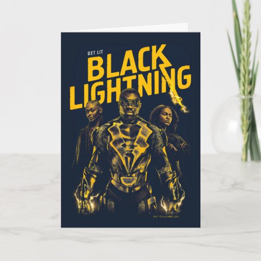 Ontvang Licht - Black Lightning Kaart (Voorkant)