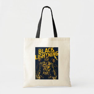 Ontvang Licht - Black Lightning Tote Bag