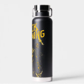 Ontvang Licht - Black Lightning Waterfles (Achterkant)