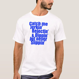 Ontvang me JERKIN blauw T-shirt