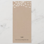 Ontvang plaatsinstelling Dank u, Kraft-kaarten Programma (Achterkant)