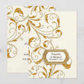 Ontvang Stropdas oude Hollywood Regency Black Kaart (Voorkant / Achterkant)