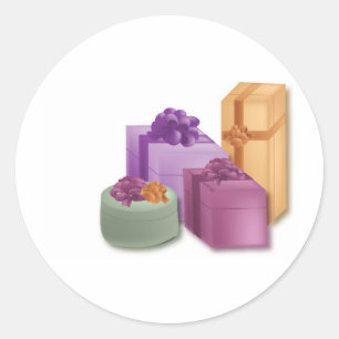 Ontvangcadeaus Ronde Sticker