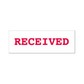 Ontvangen zelfinkend stempel (Design)