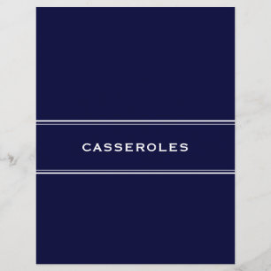 Ontvanger divider Casseroles Navy Blue