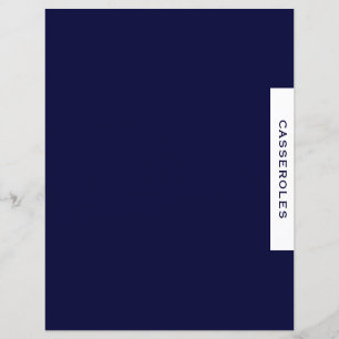 Ontvanger divider Casseroles Navy Blue en Whit