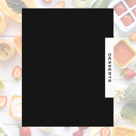 Ontvanger divider | Desserts | Zwart-wit