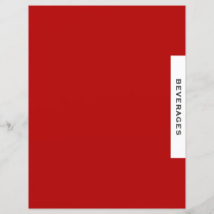 Ontvanger divider Dranken Rood zwart/wit