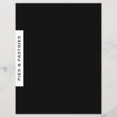 Ontvanger divider | Pie en banketbakken | Zwart-wi (Achterkant)