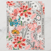 Ontvanger divider | Pies en pasteien | Elegant Flo (Voorkant / Achterkant)