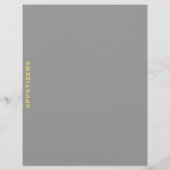 Ontvanger divider | Verzoekers | Grijs en Geel (Achterkant)