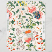 Ontvanger divider | Verzoekster | Stijlvolle Flora (Voorkant / Achterkant)