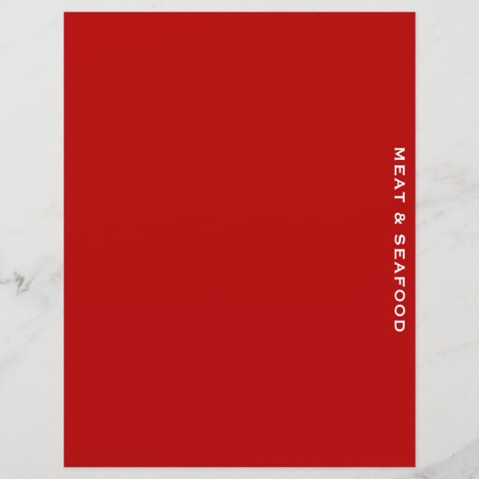 Ontvanger divider | Vlees en zeevruchten | Eenvoud (Voorkant)