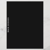 Ontvanger divider | Zwart-wit | Hoofddeksels (Achterkant)