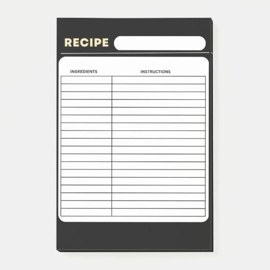 ONTVANGER POST-IT® NOTES (Voorkant)