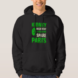 Ontvanger van de nieren die ik op reserveonderdele hoodie