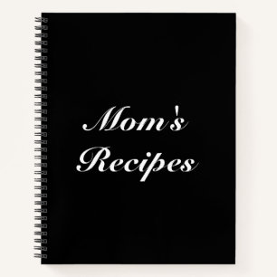 Ontvangers, Moederdag- of vaderdag cadeau van mama Notitieboek