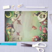 Ontvangingspagina van het dorp tissuepapier (Craft)