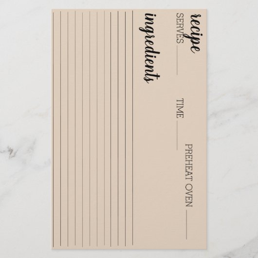 Ontvangkaart Briefpapier (Voorkant)