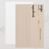 Ontvangkaart Briefpapier (Voorkant / Achterkant)