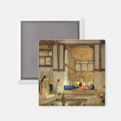 Ontvangst, 1873 (olie op het paneel) magneet (Voorkant / Achterkant)