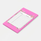 ONTVANGST, COOKING, CHEF, POST-IT® NOTES (Schuin)