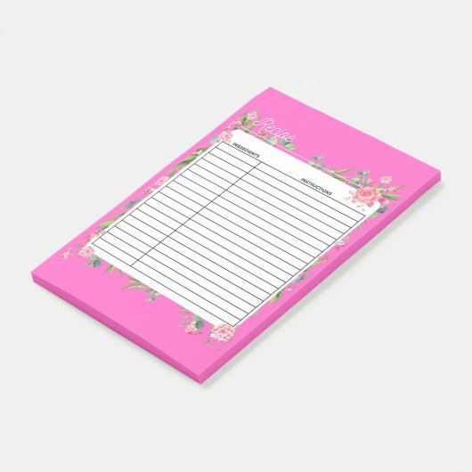 ONTVANGST, COOKING, CHEF, POST-IT® NOTES (Schuin)