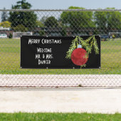 Ontvangst kerstbruiloft spandoek (Insitu)