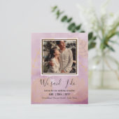 Ontvangst van BUDGET weddenschappen uitnodigen met (Staand voorkant)